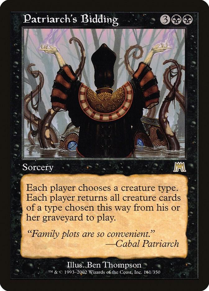 Patriarch's Bidding, Onslaught 161