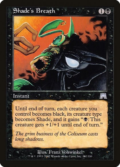 Shade's Breath, Onslaught 167