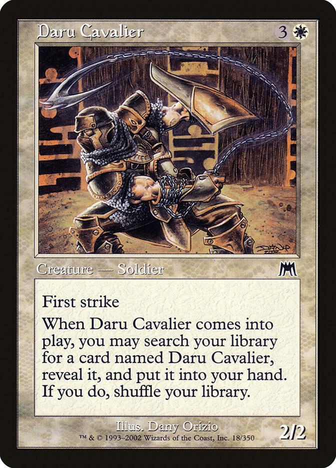 Daru Cavalier, Onslaught 18