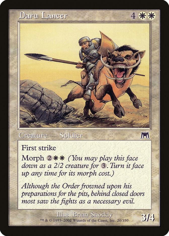 Daru Lancer, Onslaught 20