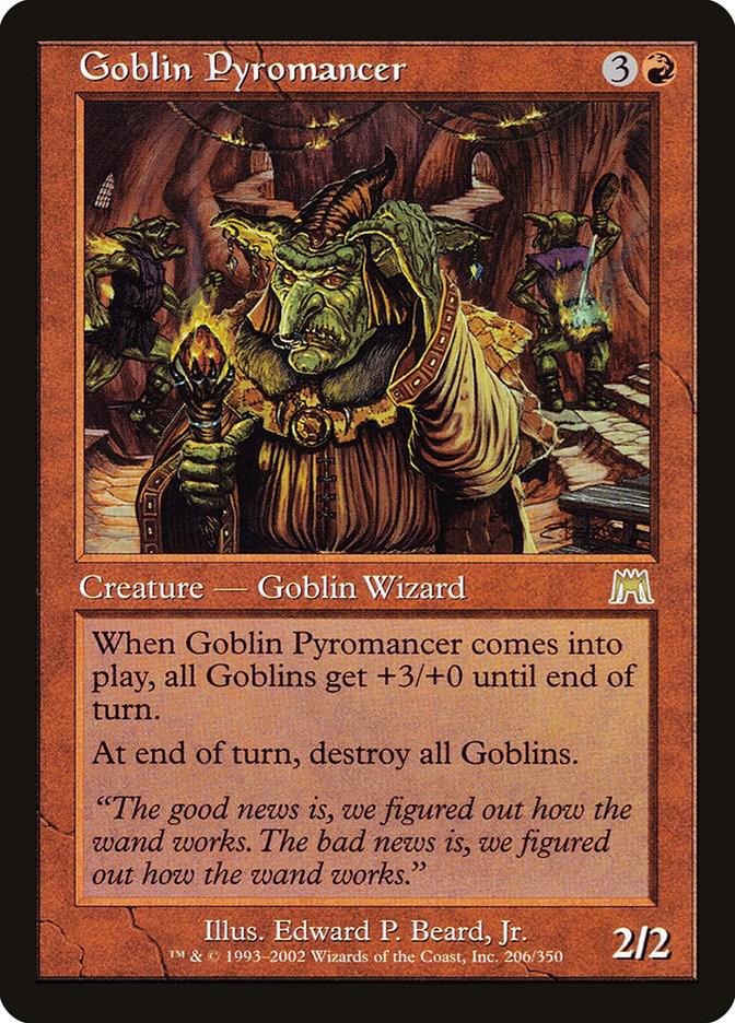Goblin Pyromancer, Onslaught 206