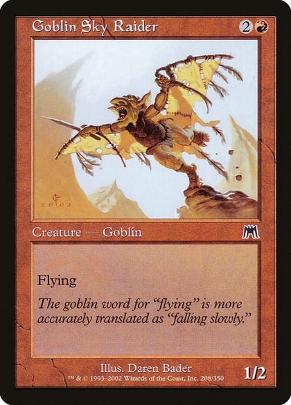 Goblin Sky Raider, Onslaught 208