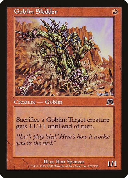 Goblin Sledder, Onslaught 209