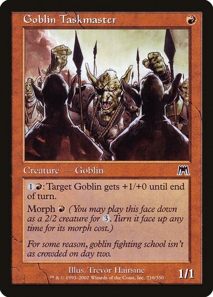 Goblin Taskmaster, Onslaught 210