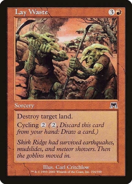 Lay Waste, Onslaught 216