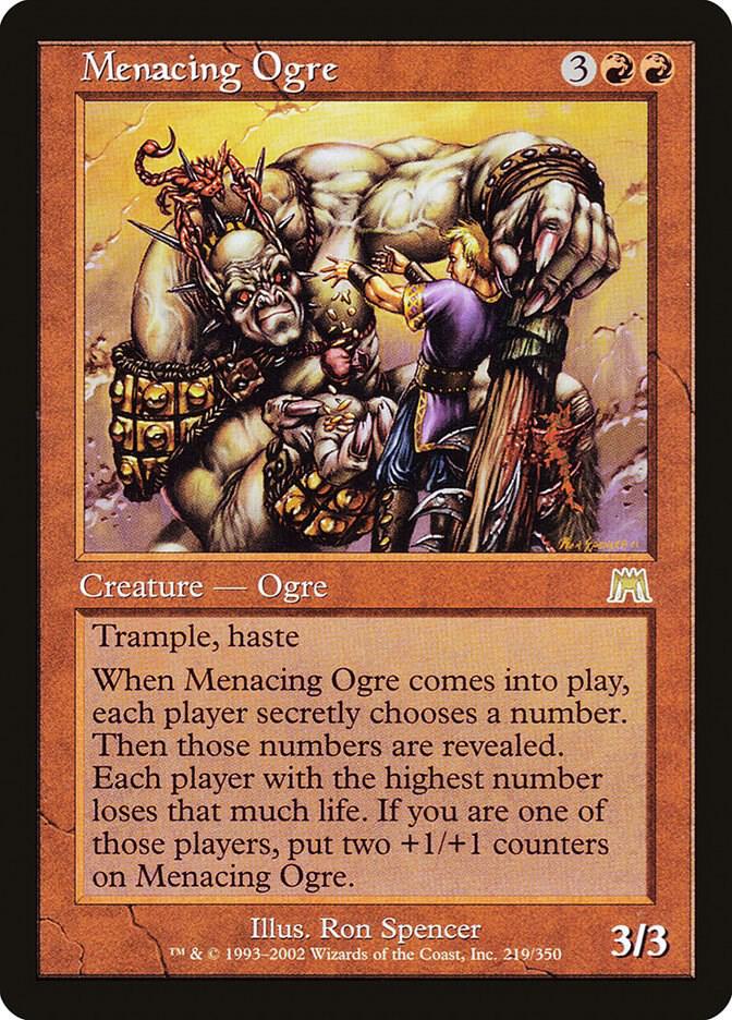 Menacing Ogre, Onslaught 219