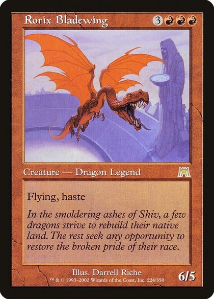 Rorix Bladewing, Onslaught 224