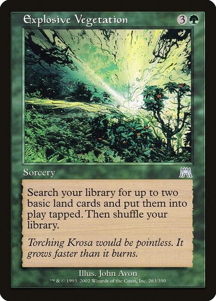 Explosive Vegetation, Onslaught 263