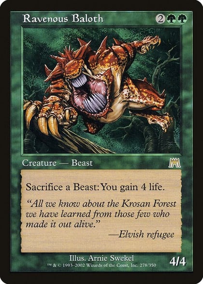 Ravenous Baloth, Onslaught 278