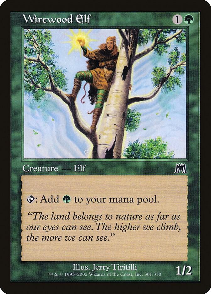 Wirewood Elf, Onslaught 301