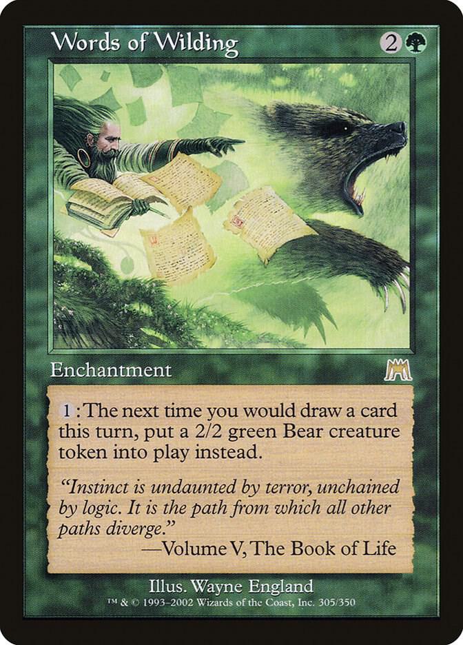 Words of Wilding, Onslaught 305