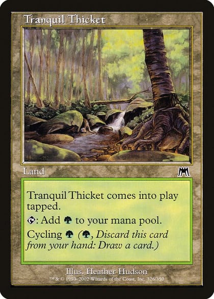 Tranquil Thicket, Onslaught 326