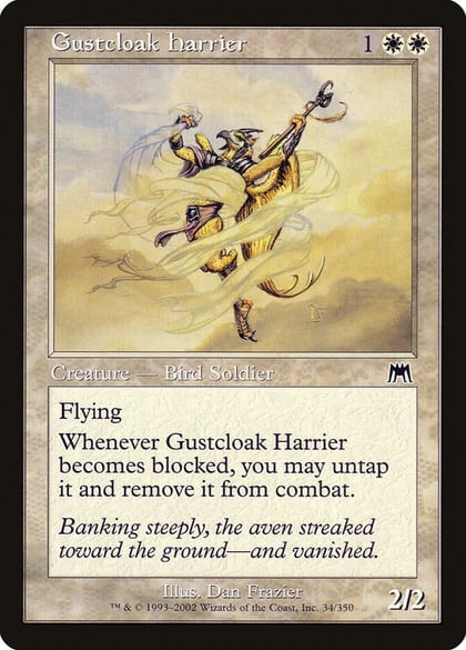 Gustcloak Harrier, Onslaught 34