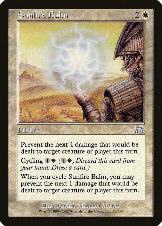 Sunfire Balm, Onslaught 56