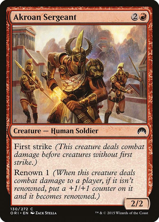 Akroan Sergeant, Magic Origins 130