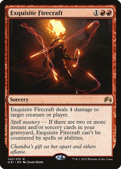 Exquisite Firecraft, Magic Origins 143