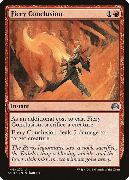 Fiery Conclusion, Magic Origins 144