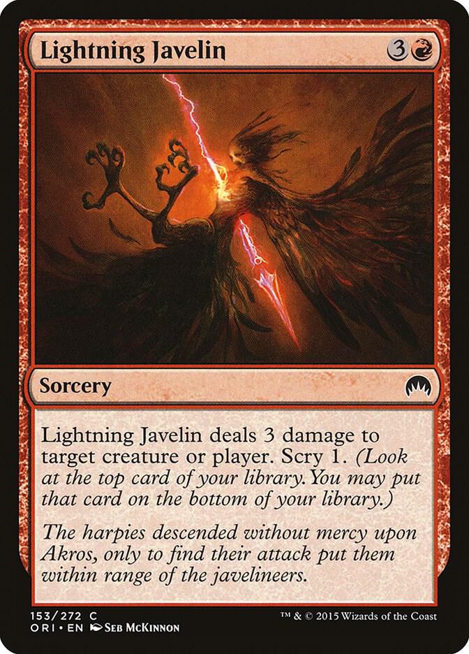 Lightning Javelin, Magic Origins 153
