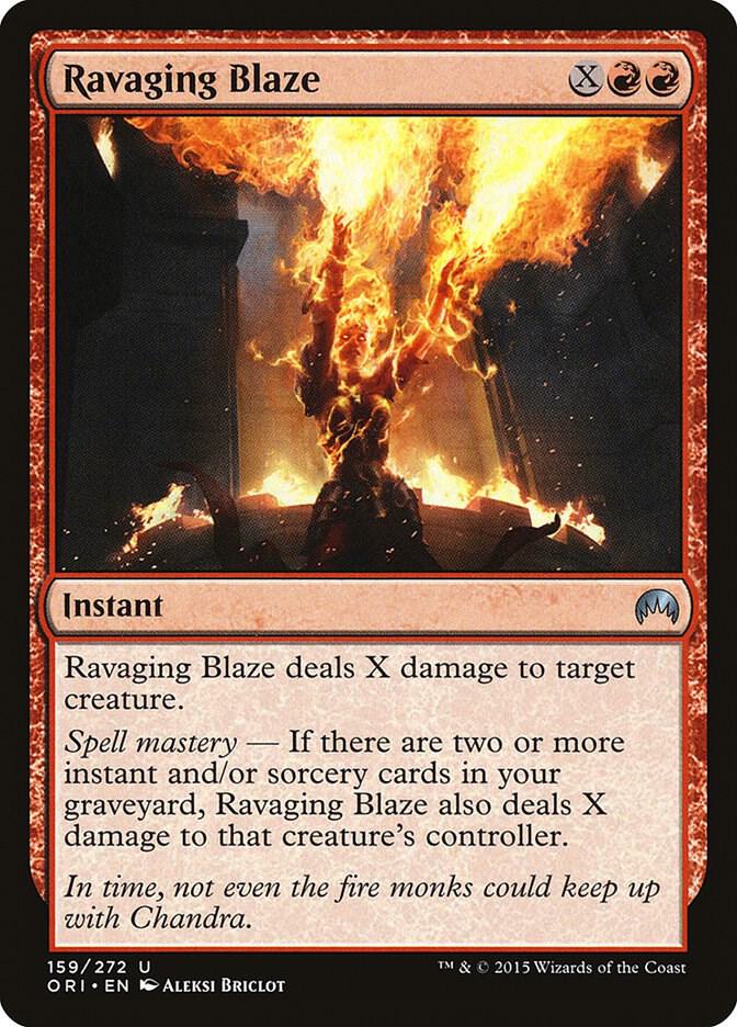 Ravaging Blaze, Magic Origins 159