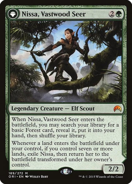 Nissa, Vastwood Seer, Magic Origins 189