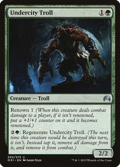 Undercity Troll, Magic Origins 202