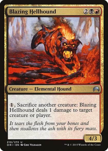 Blazing Hellhound, Magic Origins 210