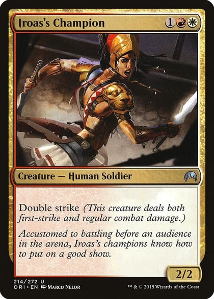 Iroas's Champion, Magic Origins 214