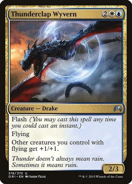 Thunderclap Wyvern, Magic Origins 218