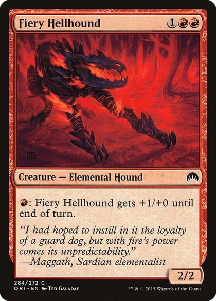 Fiery Hellhound, Magic Origins 284