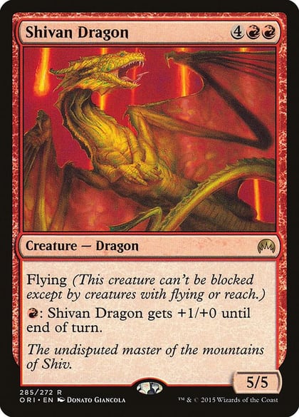 Shivan Dragon, Magic Origins 285