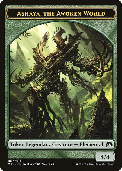 Ashaya, the Awoken World Token, Magic Origins 7
