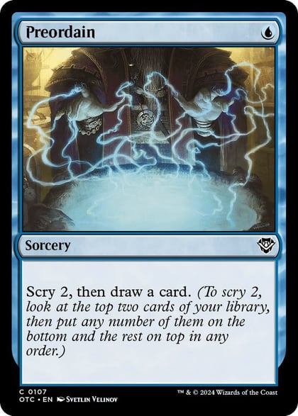 Preordain, Commander: Outlaws of Thunder Junction 107