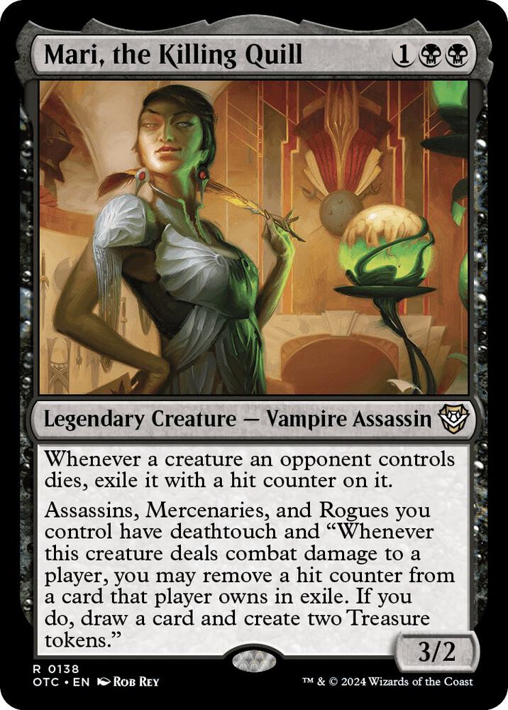 Mari, the Killing Quill, Commander: Outlaws of Thunder Junction 138