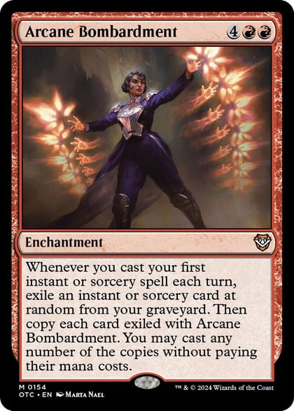 Arcane Bombardment, Commander: Outlaws of Thunder Junction 154