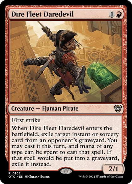 Dire Fleet Daredevil, Commander: Outlaws of Thunder Junction 162