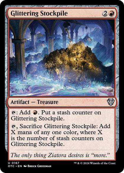 Glittering Stockpile, Commander: Outlaws of Thunder Junction 167