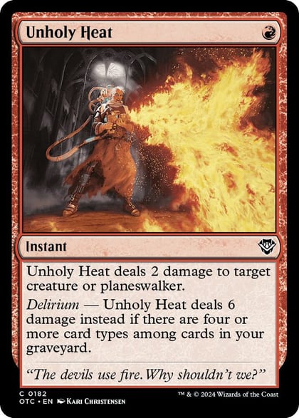 Unholy Heat, Commander: Outlaws of Thunder Junction 182