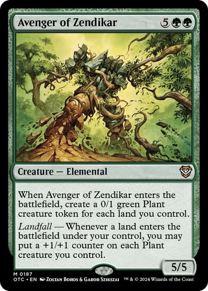 Avenger of Zendikar, Commander: Outlaws of Thunder Junction 187