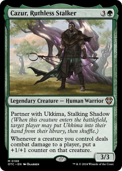 Cazur, Ruthless Stalker, Commander: Outlaws of Thunder Junction 188