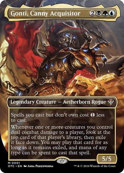 Gonti, Canny Acquisitor (Borderless), Commander: Outlaws of Thunder Junction 1