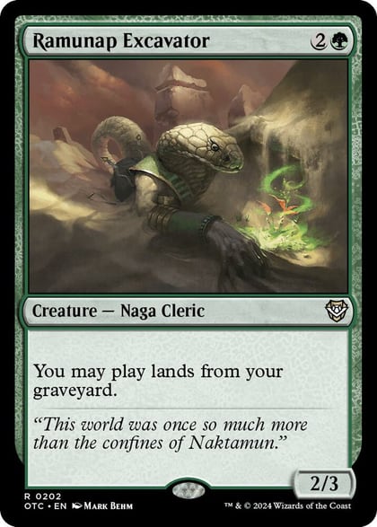 Ramunap Excavator, Commander: Outlaws of Thunder Junction 202