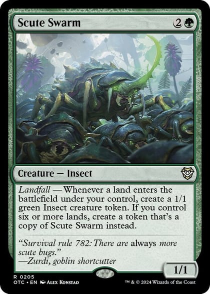 Scute Swarm, Commander: Outlaws of Thunder Junction 205