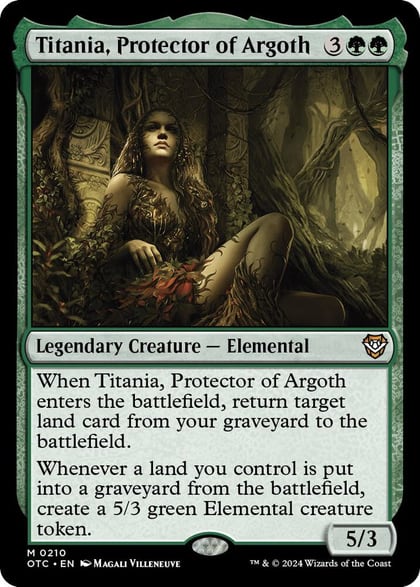 Titania, Protector of Argoth, Commander: Outlaws of Thunder Junction 210