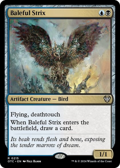 Baleful Strix, Commander: Outlaws of Thunder Junction 215