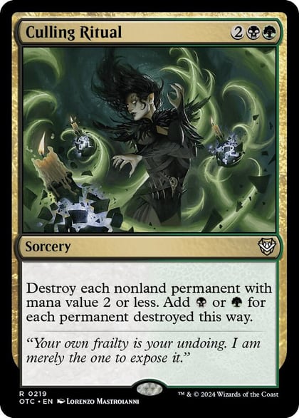 Culling Ritual, Commander: Outlaws of Thunder Junction 219