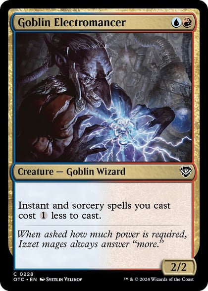 Goblin Electromancer, Commander: Outlaws of Thunder Junction 228