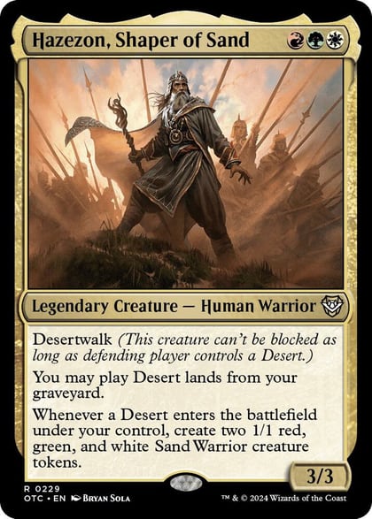 Hazezon, Shaper of Sand, Commander: Outlaws of Thunder Junction 229