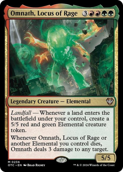 Omnath, Locus of Rage, Commander: Outlaws of Thunder Junction 236