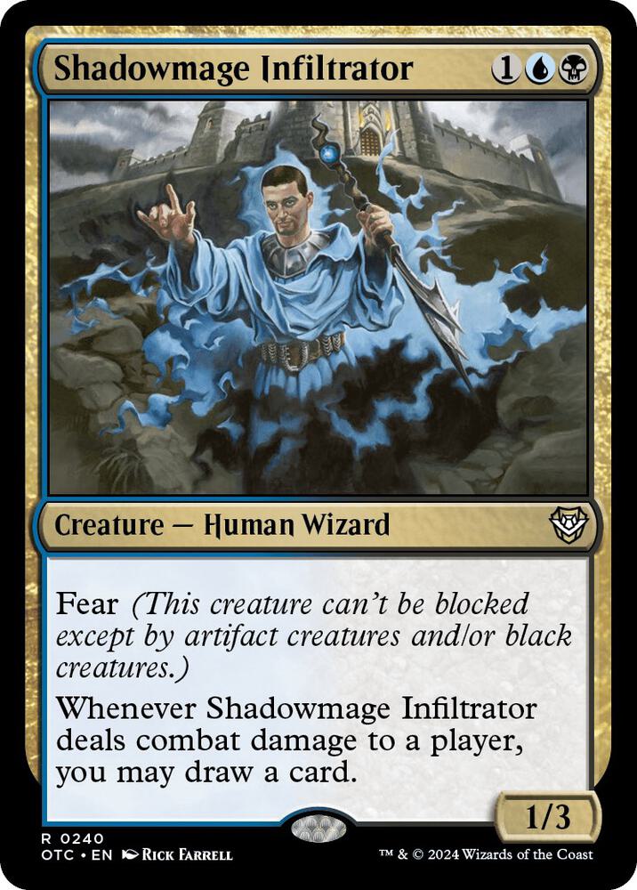 Shadowmage Infiltrator, Commander: Outlaws of Thunder Junction 240
