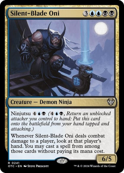 Silent-Blade Oni, Commander: Outlaws of Thunder Junction 241